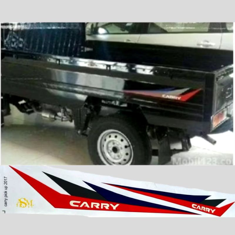 Striping sticker lis mobil suzuki carry futura 2017 2018 pickup bahan transparan