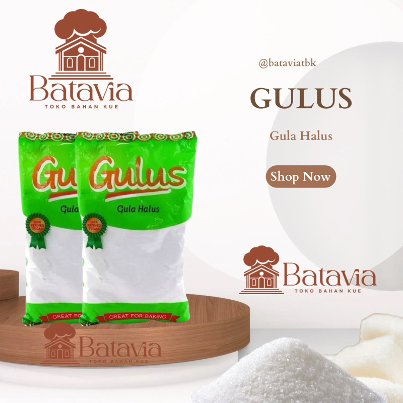 

Gulus Gula Halus Baking 500g | Bahan Kue | Powder Sugar