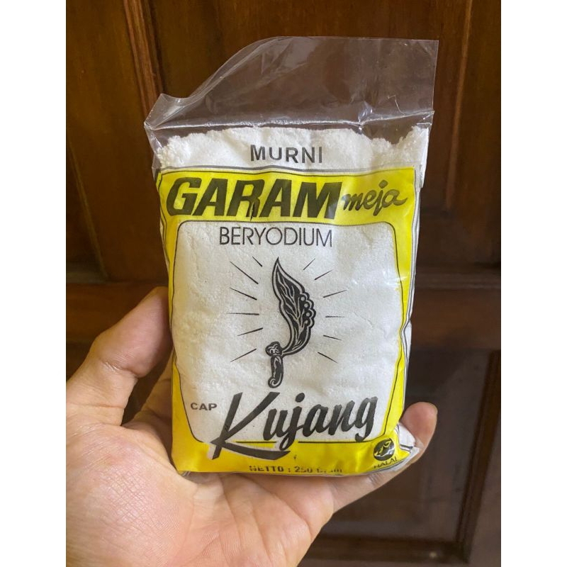 

Garam Halus Beryodium Cap Kujang 250gr