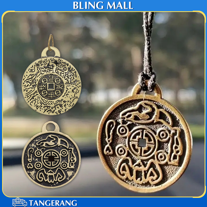 Kalung Amulet Keberuntungan Paduan Seng Kalung Hoki China Kalung Jimat Keberuntungan Money Amulet As