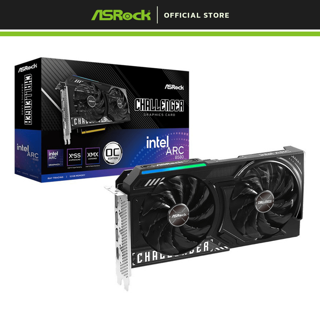 ASRock Intel Arc B580 12GB Challenger OC