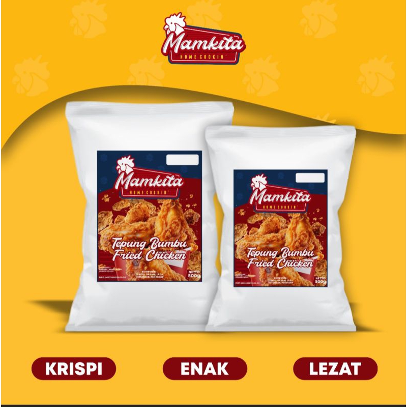 

Mamkita Tepung Bumbu | ala kentucky Krispi Lezat tahan lama 1Kg | Serbaguna
