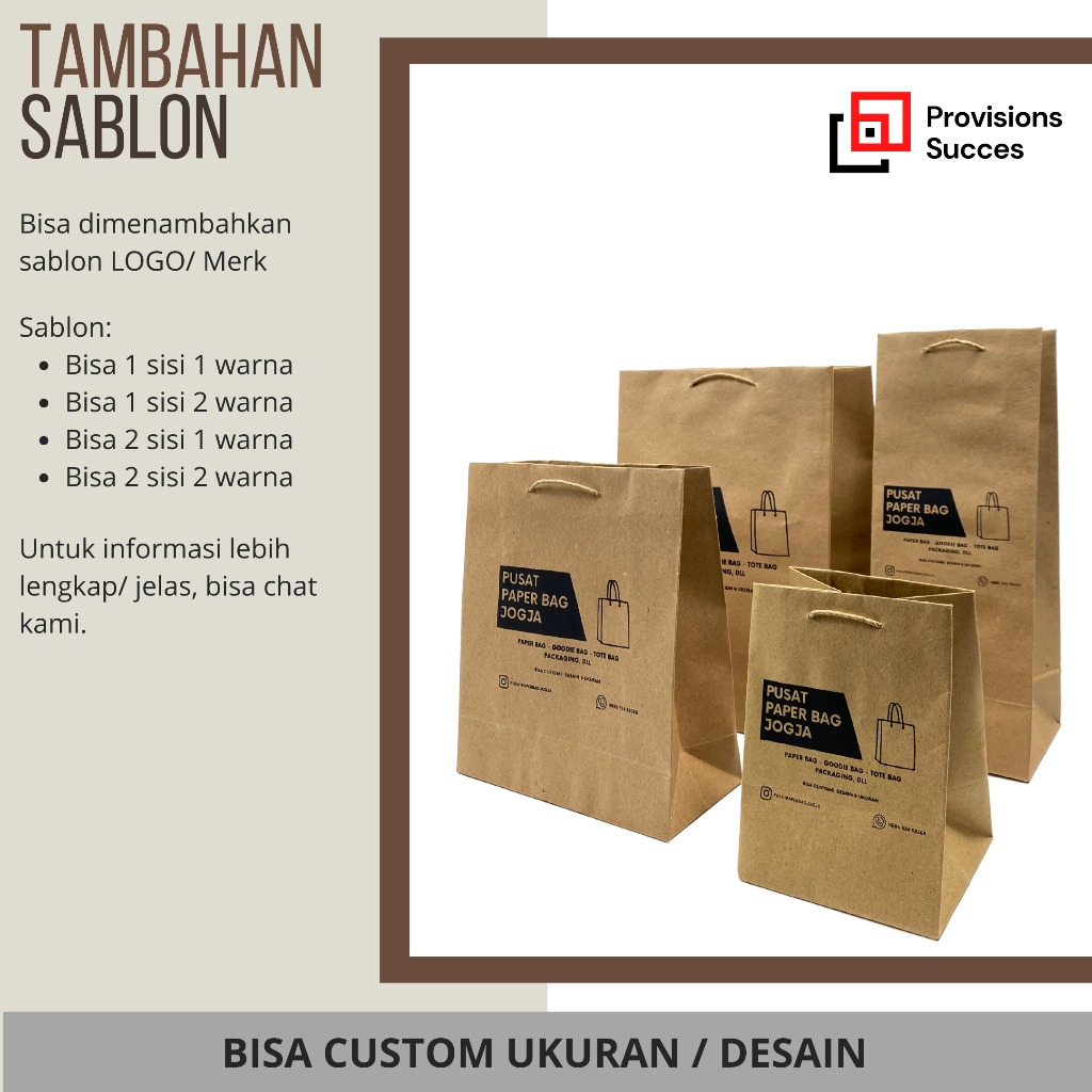 

Tambahan Sablon untuk Paper Bag / Goodie Bag