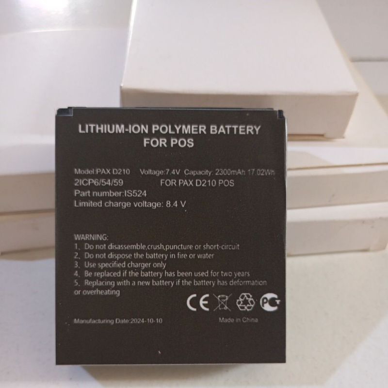 Baterai edc PAX D210 is524 brilink