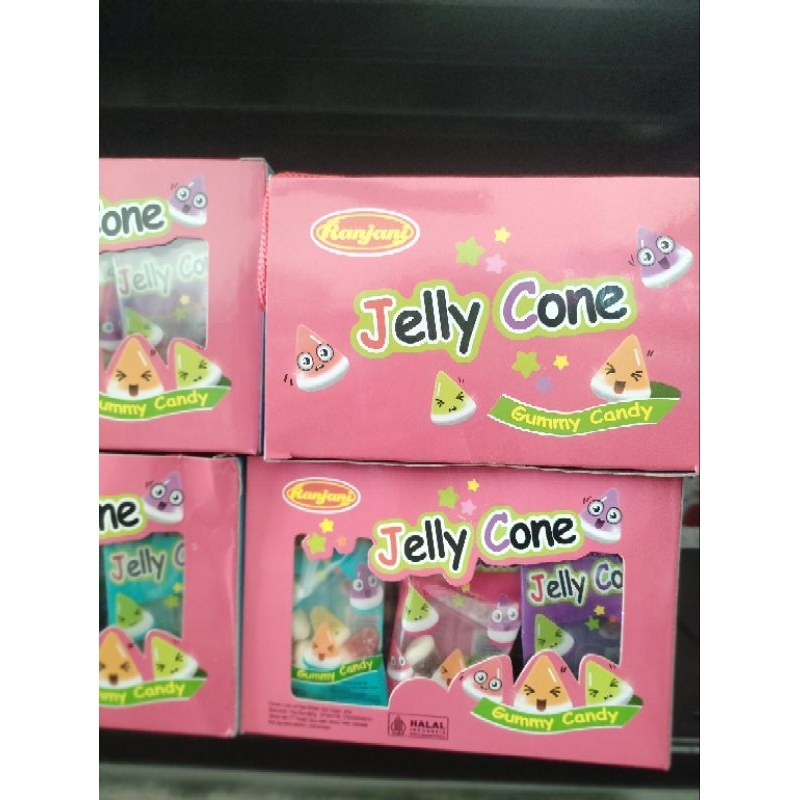 permen gummy jelly cone