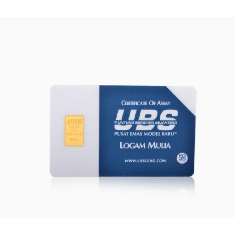 UBS Logam  Mulia  2  Gram