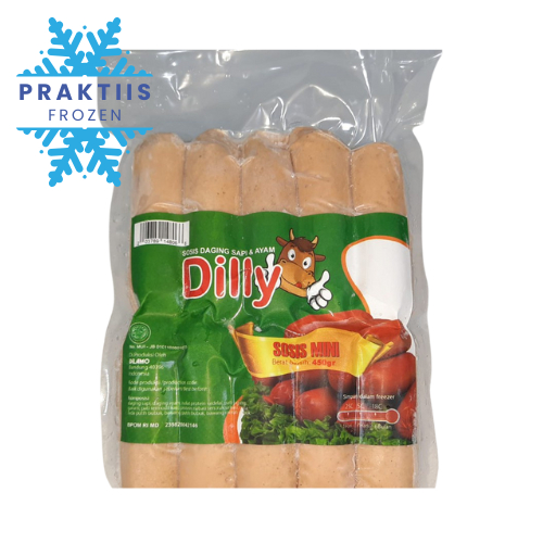 

DILLY SOSIS MINI 500GR ISI 12PCS/SOSIS SAPI DAN AYAM