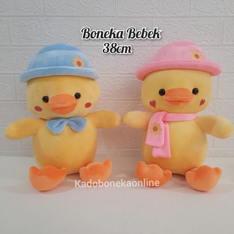 BONEKA BEBEK DUCK LUCU PAKAI TOPI ORIGINAL SEULGI