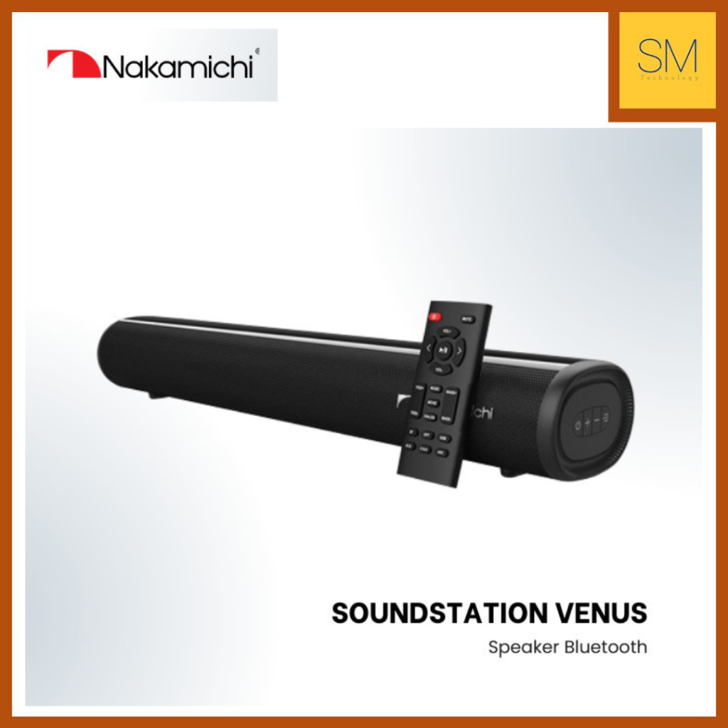 Nakamichi Soundstation Venus Speaker Bluetooth Amplifier Mini Soundbar