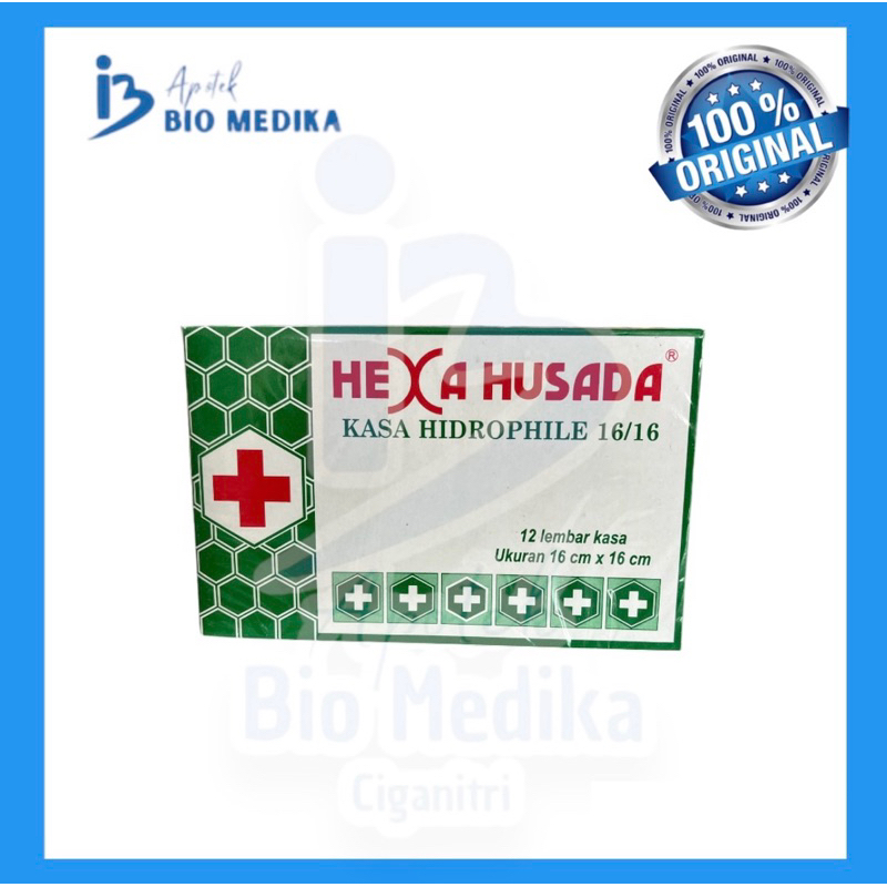 KASA STERIL HUSADA BOX ISI 12 LEMBAR