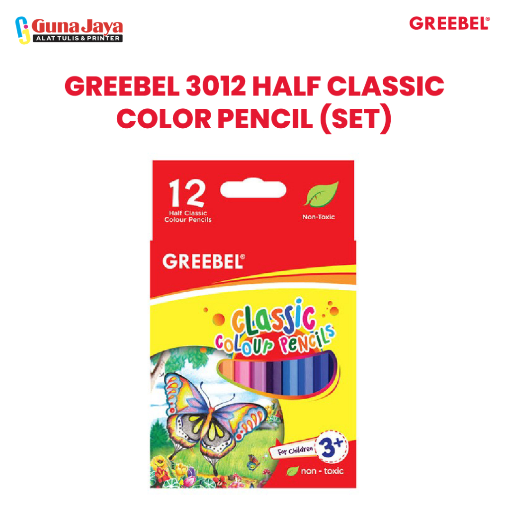 

GREEBEL 3012 HALF CLASSIC COLOR PENCIL (SET)