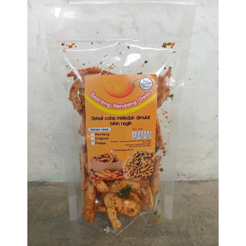 

Basreng Gwin/ Basreng Pedas Daun Jeruk/Bumbu Premium