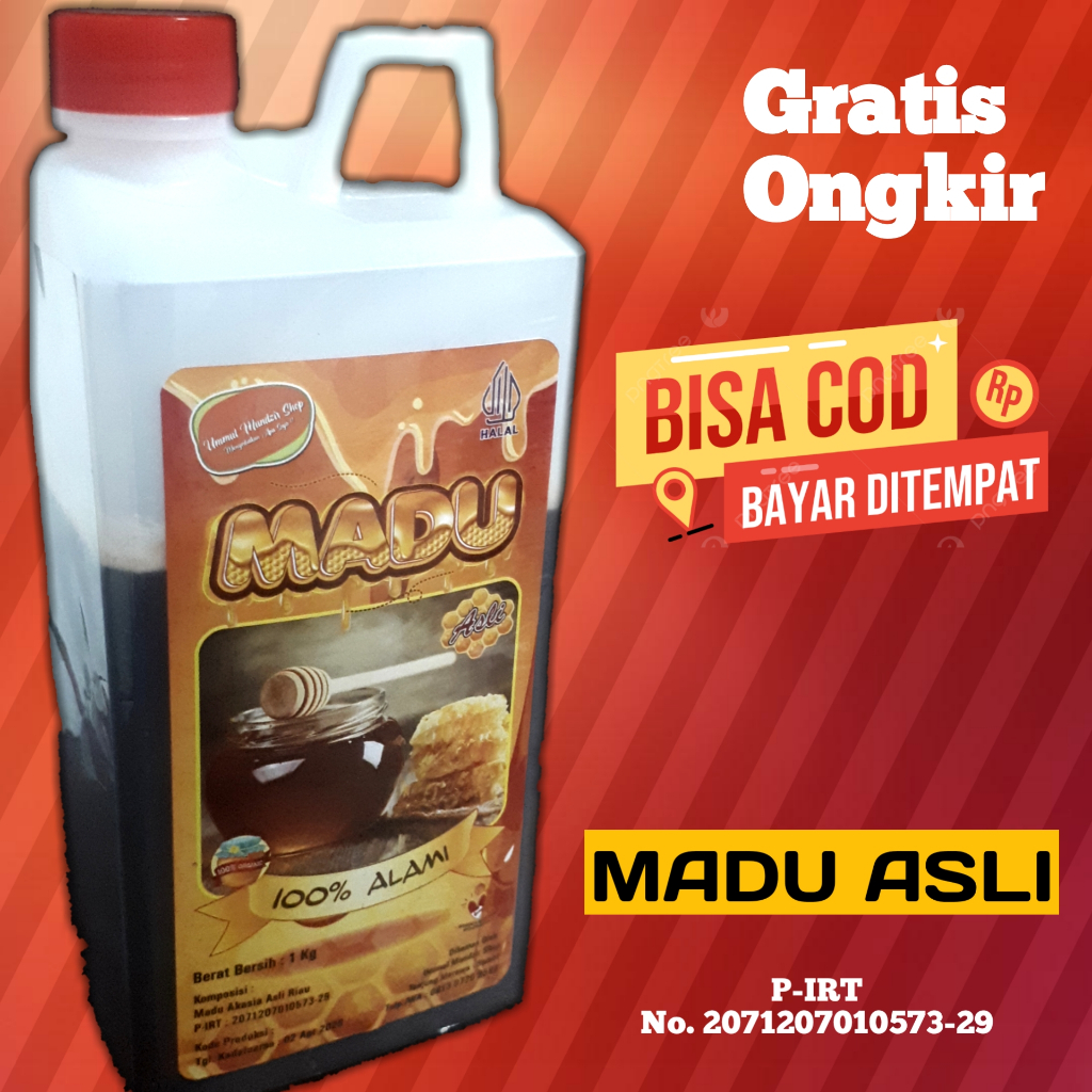 

Dari BumI Madu Murni 100% Akasia Raw Honey Asli Nectar Premium Multiflora 1Kg