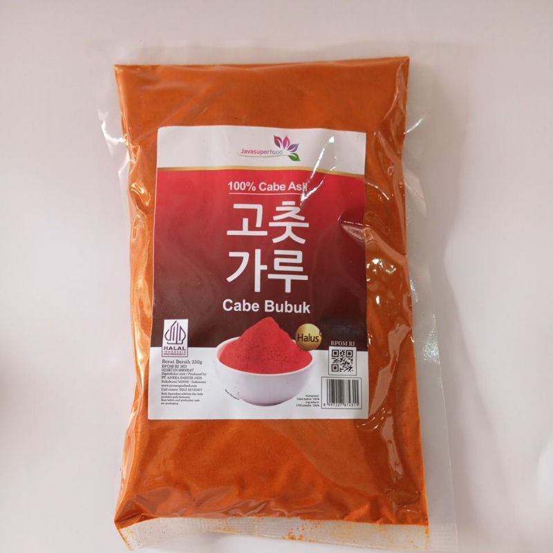 

Gochugaru- Bubuk Cabe Halus/ chili powder korea oripack 250g