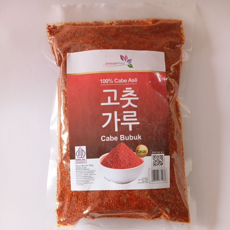 

Gochugaru - Bubuk cabe kasar // chili powder korea oripack 250g