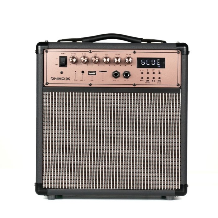 NIKO PB 7A PB7A Speaker Portable Sub Woofer 7" Inch Karaoke Bluetooth USB AUX Mic Wireless TWS Stere