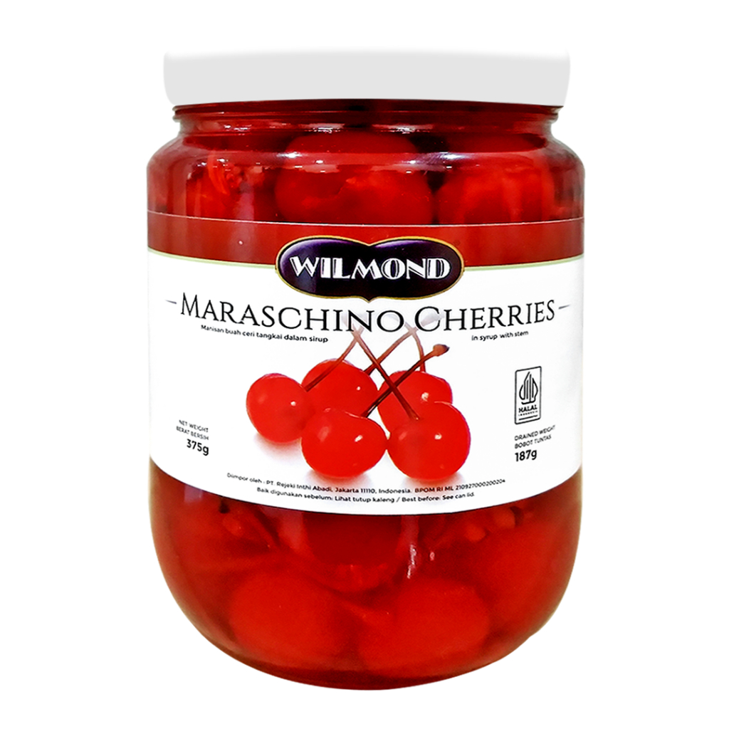 

qqq Cherry merah tangkai wilmond 375gr-Buah ceri segar