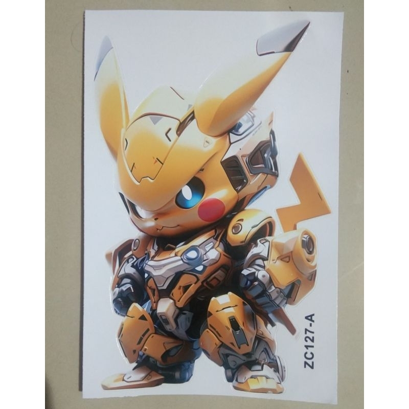 

Stiker Pikachu Robo