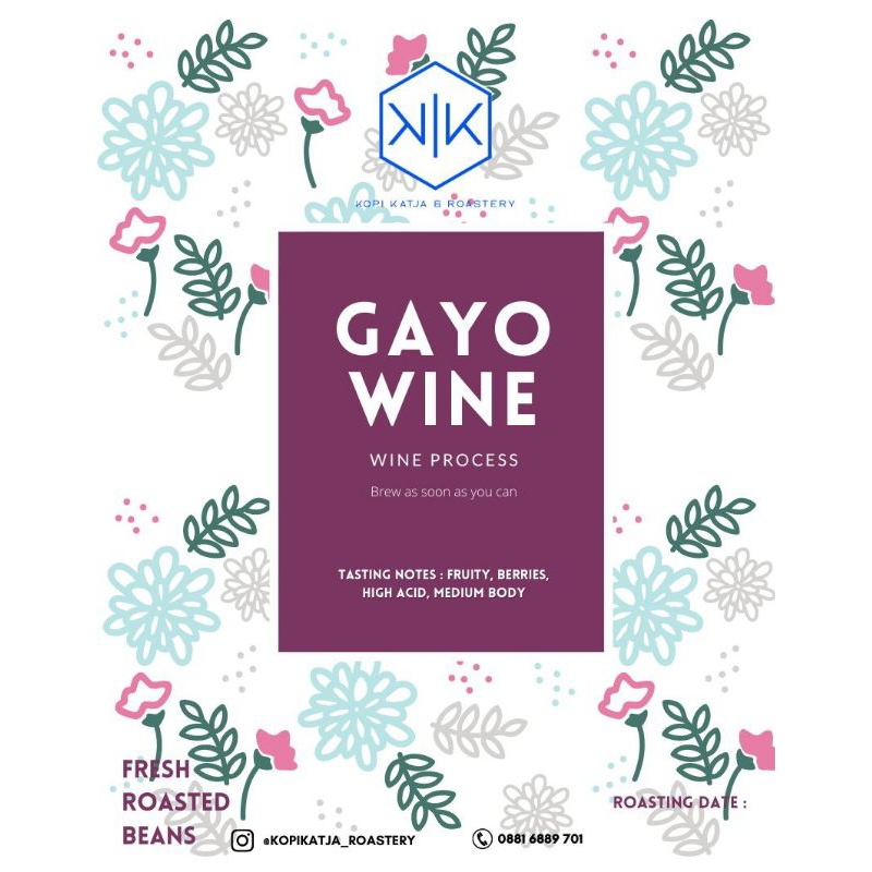 

Biji kopi/Kopi bubuk Gayo Wine