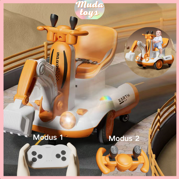 Mobil Aki Anak/Excavator Besar Bisa Dinaiki/Excavator Remote Control Jumbo/Mobil Anak Bisa Dinaiki