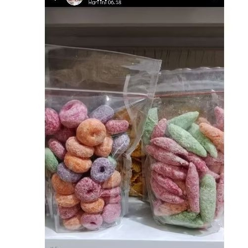 

Getas kering donat/lonjong