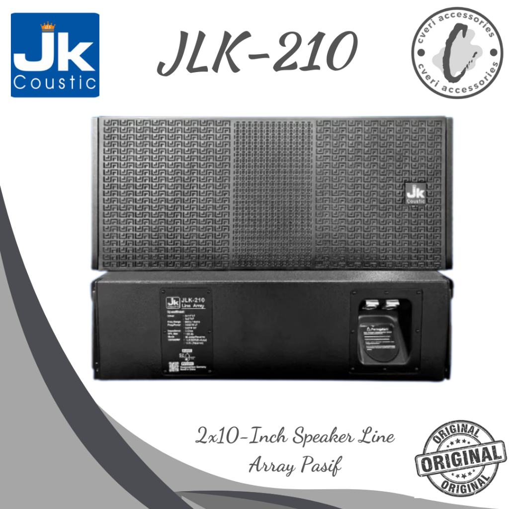 JK Coustic JLK210 2x10-Inch Speaker Line Array Pasif Original JK Coustic JLK-210 Linearray