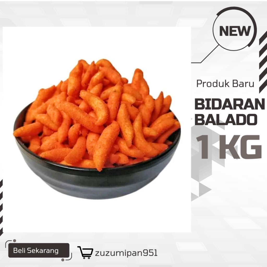 

Bidaran Balado Pedas Manis|Camilan Istimewa|Kemasan 1KG