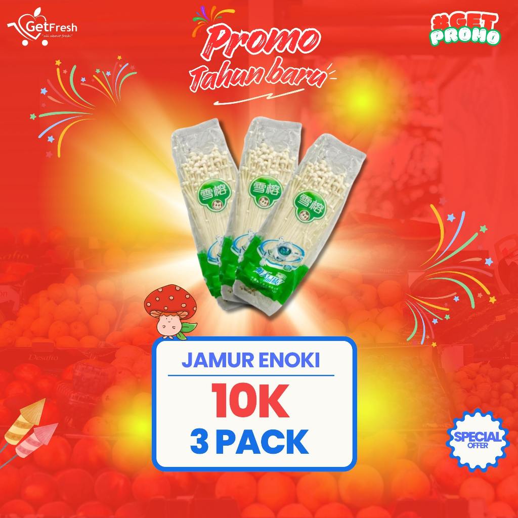 

Paket Jamur Enoki 10k - 3Pack