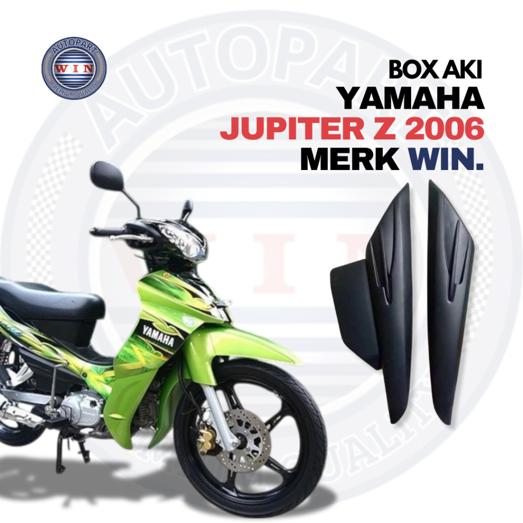 Box Aki Jupiter Z 2006 || Box Aki Samping Box Samping Motor Yamaha Jupiter Z Tahun 2006 Merk Win