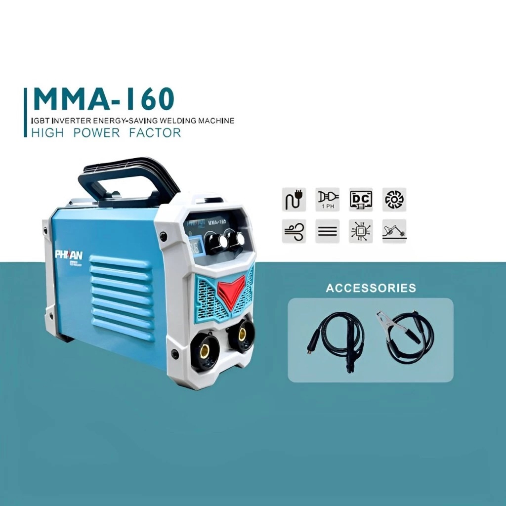 Mesin Las Listrik Portable MMA -160 Phian Saving Welding Machine Trafo Hemat Energi Portable Electri