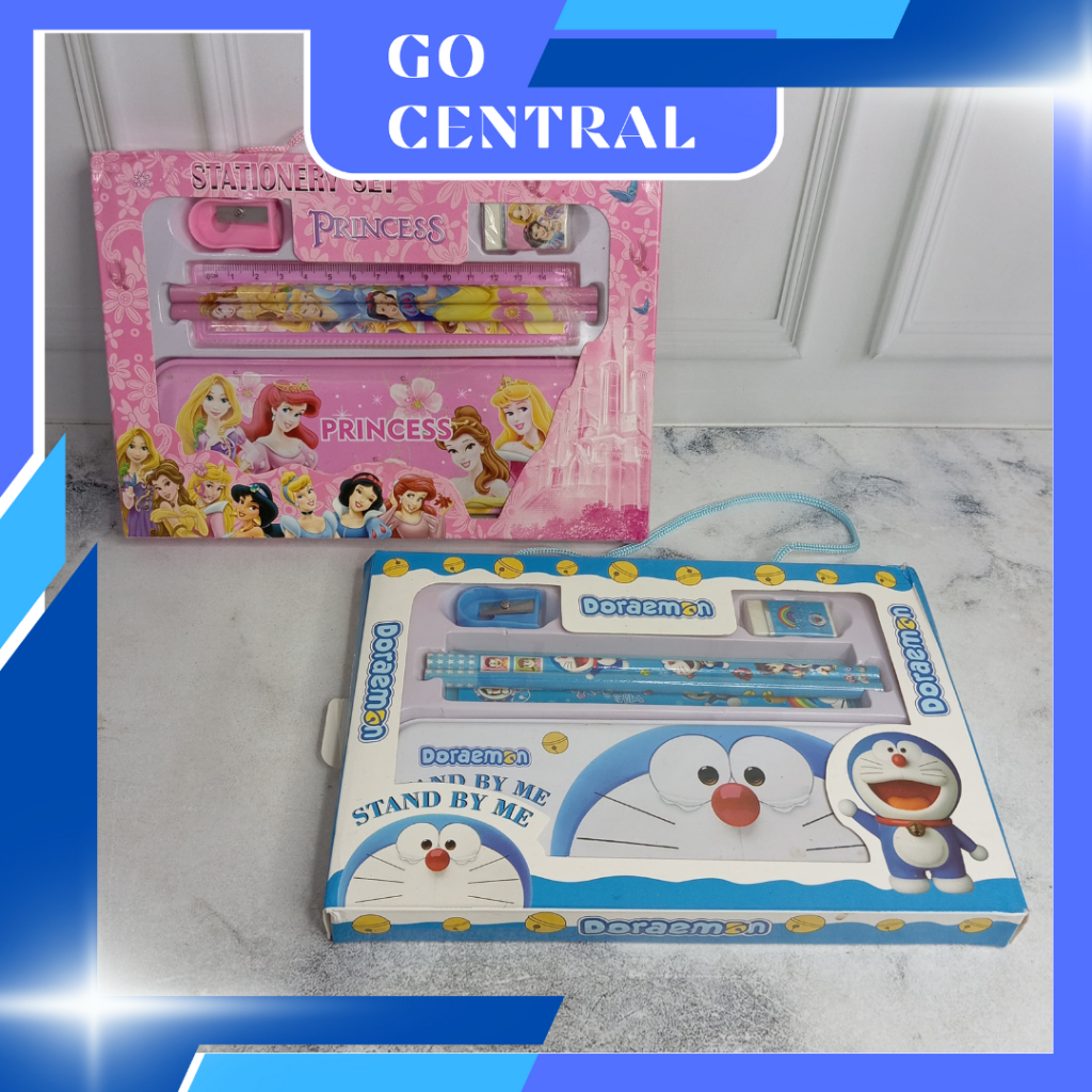 

{GC} Pensil Set Paket Alat Tulis Tempat Pensil Sekolah Lucu Stationery Set Souvenir Kado Ulang Tahun Anak