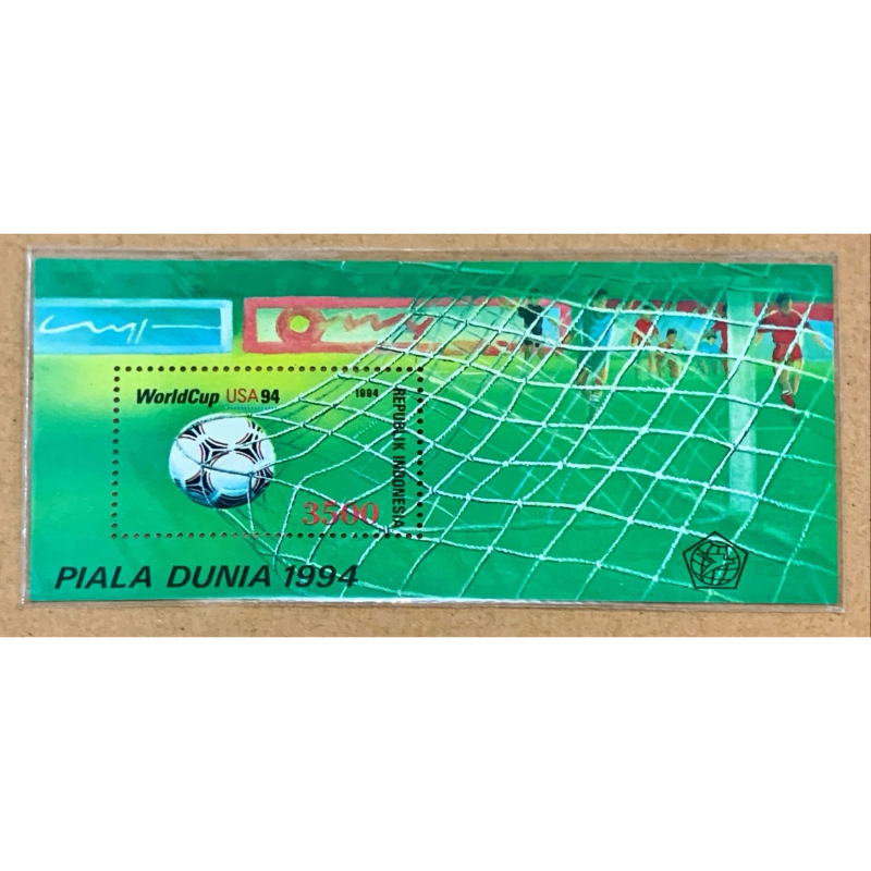 

PRANGKO INDONESIA 1994 SS SEPAK BOLA DUNIA DI USA. MNH