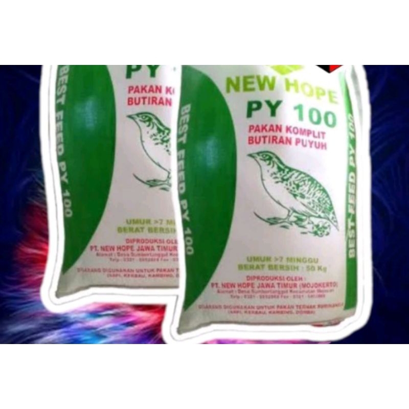 New Hope PY 100 Pakan Komplit Butiran Puyuh