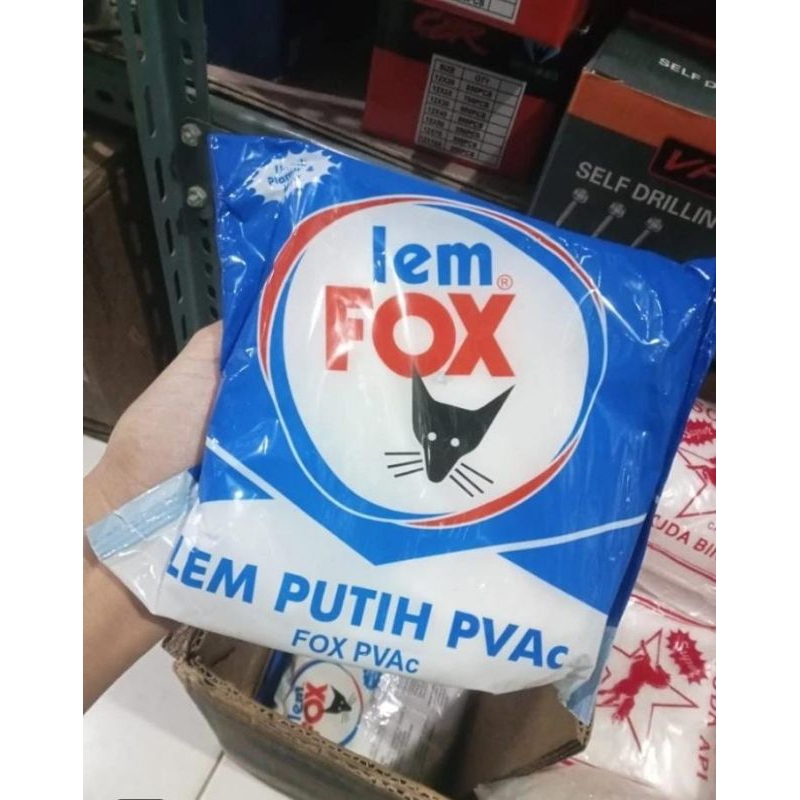 

lem fox putih kayu besar 600gram