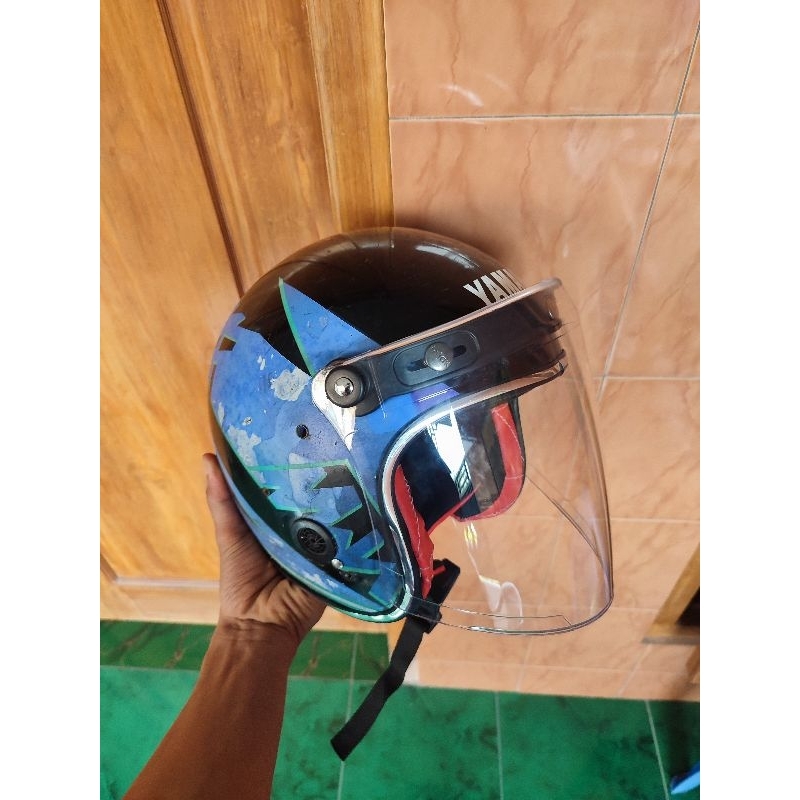 helm Yamaha jadul RX king ori restorasi