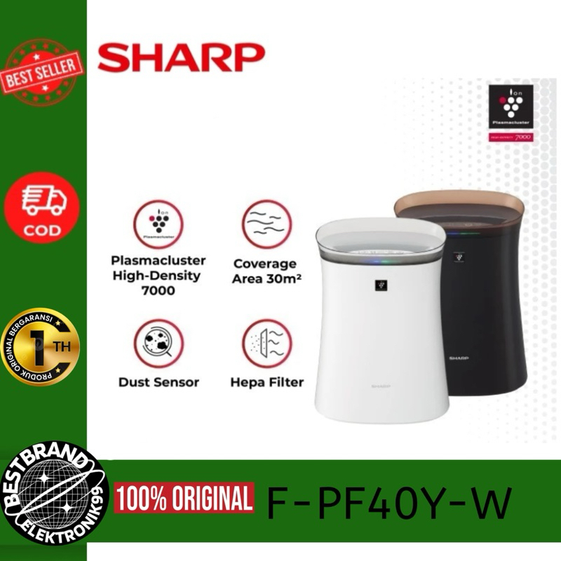 SHARP F-PF40Y-W AIR PURIFIER PLASMACLUSTER FPF40YW FPF40Y