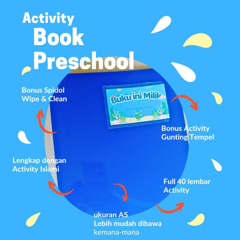 🩷 WORKSHEETANAK_🩷 Buku Aktivitas Preschool/ Worksheet Anak 2 tahun / Buku Activity Preschool