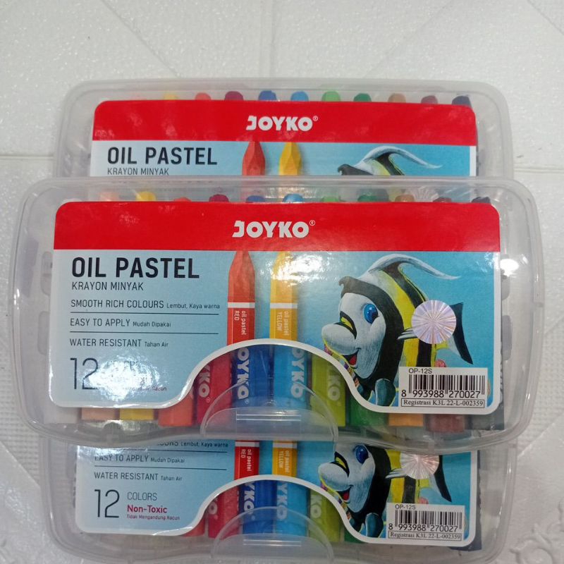 

Joyko Oil Pastel Krayon Minyak 12 Warna