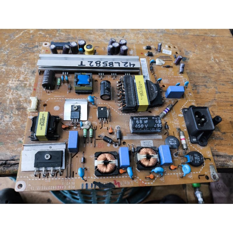 mainboard power suplai TV LG 42LB582T
