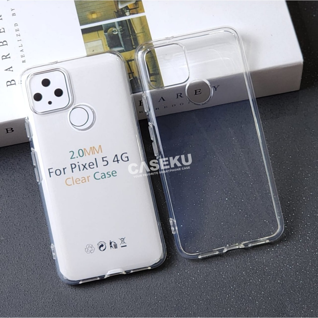 Case Google Pixel 5 4G Google Pixel 4A 4G - Clear Case Bening 2.0mm Premium Softcase Google Pixel 5 