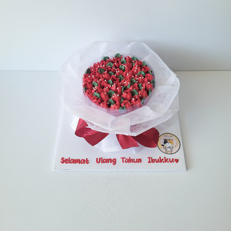 

- Flower Bouquet Cake