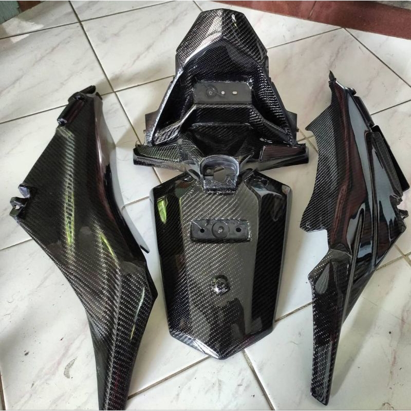 carbon kevlar set belakang xmax old