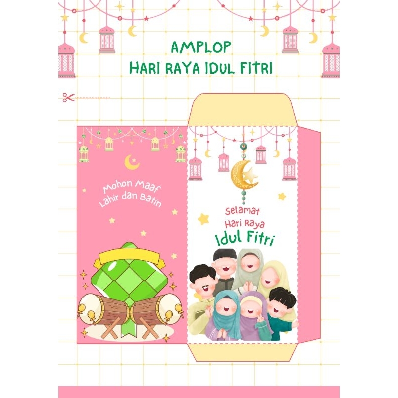 

AMPLOP LEBARAN (BISA CUSTOM DAN REQUEST) ISI 50 PCS