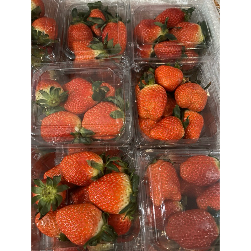 

Sale sortiran Strawberry Korea agak kurang mulus rasa dominan manis asemnya sedikit per pack 270 gram