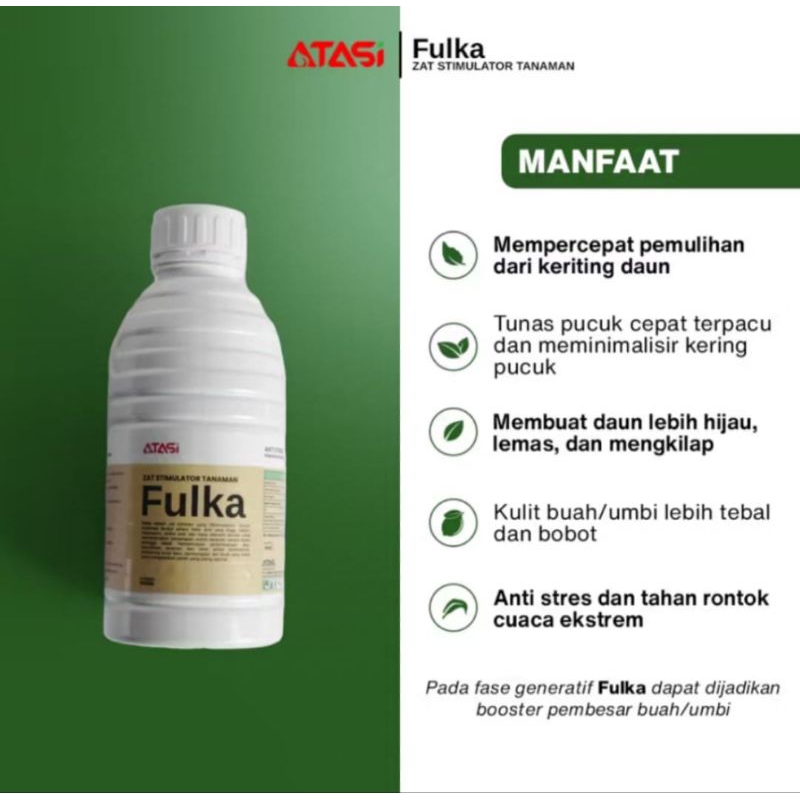 Fulka Zat Stimulator Tanaman Pupuk Anti Stres ObatKeriting Daun Nutrisi Pembesar Umbi Pelebat Buah P