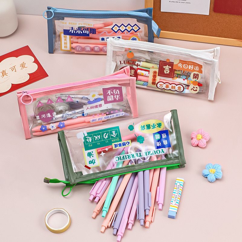 

Kotak Pensil Transparant Motif Lucu