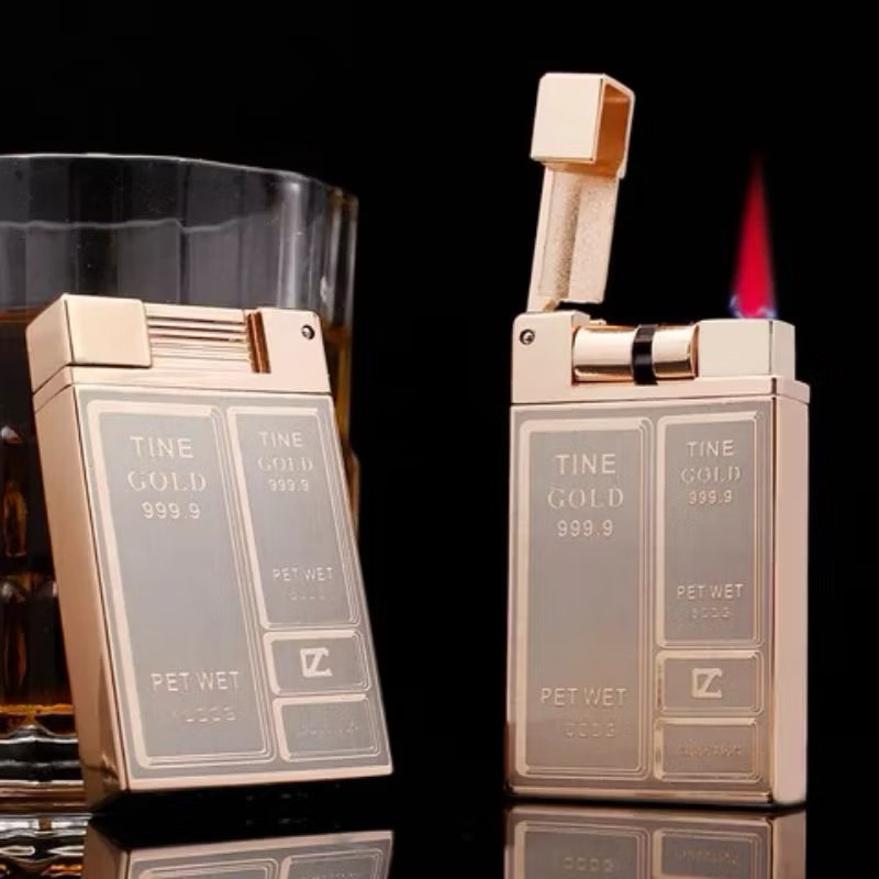 Korek Api Bara Gas Model Emas Tine Gold Induction