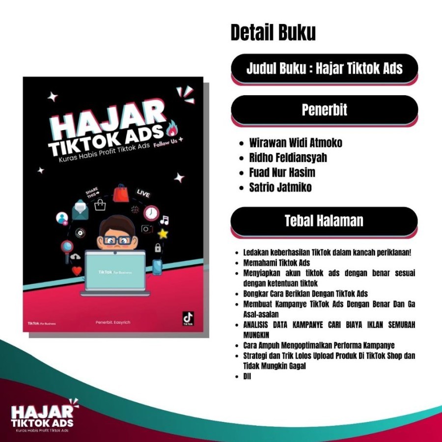 "Buku Hajar tiktok Ads Terlengkap2" "Buku Hajar tiktok Ads Terlengkap1" "Buku Hajar tiktok Ads Terle