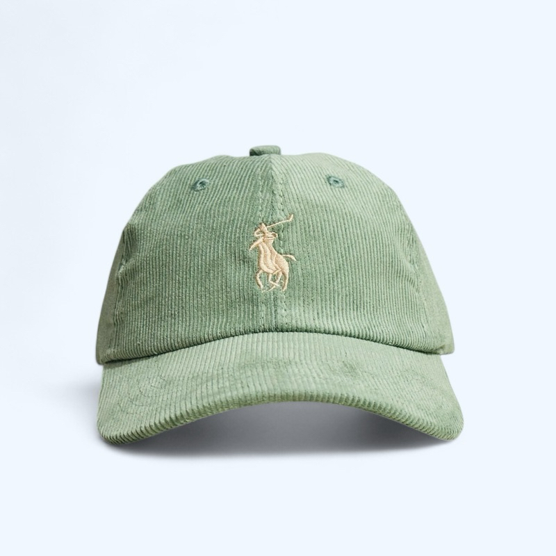 Topi corduroy sage topi polocap distro