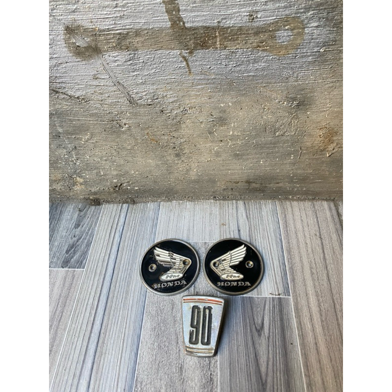 emblem logo simbol Honda cover aki tangki honda s90z s90 original